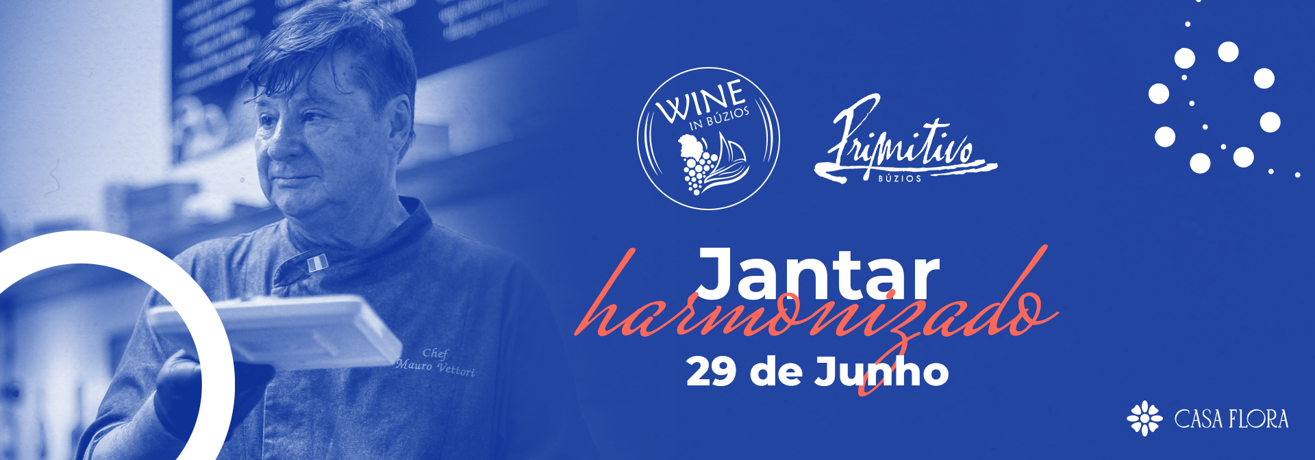 Jantar Harmonizado – Primitivo | Casa Flora